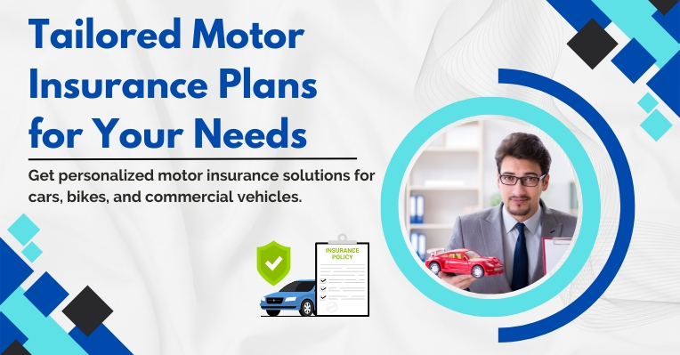Tailored motor insurance solutions for cars, bikes, and commercial vehicles.
